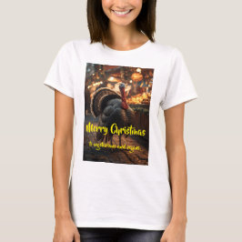 Merry Christmas to vegetarians and vegans. T-Shirt