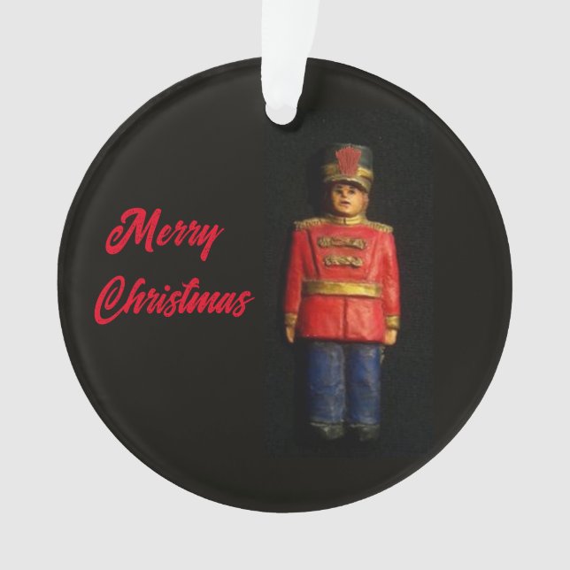 MERRY CHRISTMAS TOY SOLDIER ORNAMENT (Vorderseite)