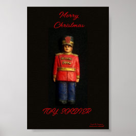 MERRY CHRISTMAS TOY SOLDIER POSTER