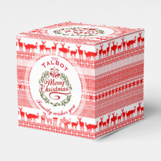 MERRY CHRISTMAS Traditionelle personalisierte Gefä Geschenkschachtel