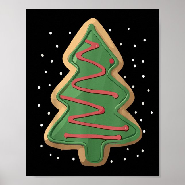 Merry Christmas Tree Christmas  Poster (Vorne)