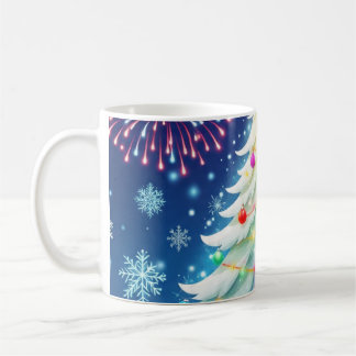 Merry Christmas Tree Festive Wall Art – Seasonal D Kaffeetasse