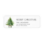 Merry Christmas Tree Label<br><div class="desc">Frohe Weihnachtsbaumgestaltung</div>