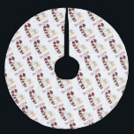 Merry Christmas Tree Skirt Snowman Candy Cane Polyester Weihnachtsbaumdecke<br><div class="desc">Weihnachts- und Urlaubsrock</div>