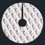 Merry Christmas Tree Skirt Snowman Candy Cane Polyester Weihnachtsbaumdecke<br><div class="desc">Weihnachts- und Urlaubsrock</div>