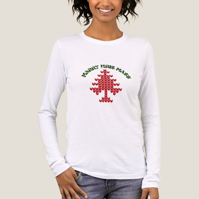 Merry christmas  Tri-Blend shirt (Vorderseite)