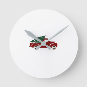 **MERRY CHRISTMAS "TRUCK STYLE"** KLICKEN RUNDE WANDUHR