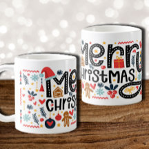 MERRY CHRISTMAS Typografie Holiday