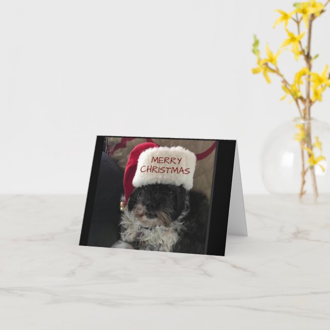 *MERRY CHRISTMAS* ÜBER DIE MILES-KARTE KARTE (Gelbe Blume)