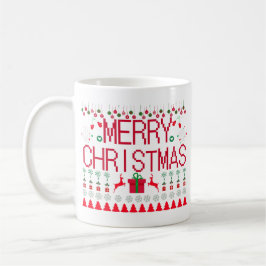 Merry Christmas Ugly Sweater Kaffeetasse
