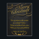 Merry Christmas und Happy New Year Feiertagspostkarte<br><div class="desc">Merry Christmas und Happy New Year</div>