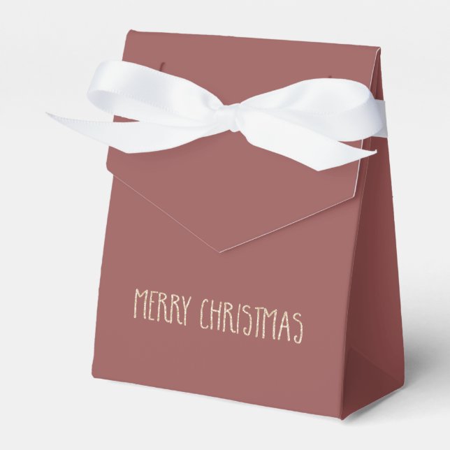 Merry Christmas Vanilla Sparkle Geschenkschachtel (Vorderseite)