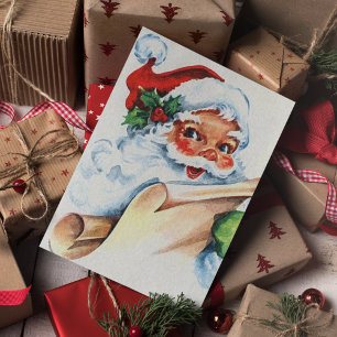 MERRY CHRISTMAS   Vintager Weihnachtsmann