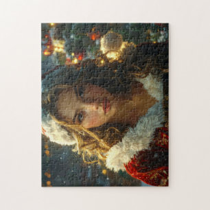 MERRY CHRISTMAS von Santa Girl Puzzle