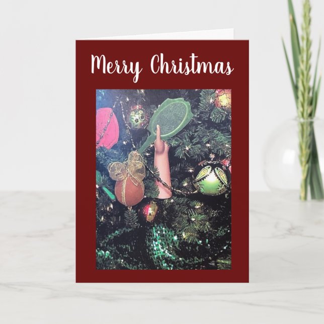 ***MERRY CHRISTMAS VON UNSERER FAMILIE ZU IHNEN*** KARTE (Vorderseite)