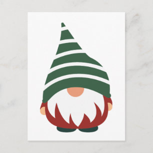 MERRY CHRISTMAS   Winter Holiday Gnome Postkarte