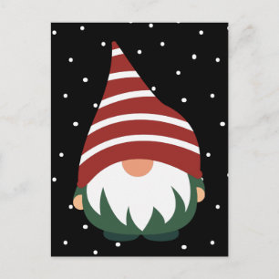 MERRY CHRISTMAS   Winterurlaubsgnome Postkarte