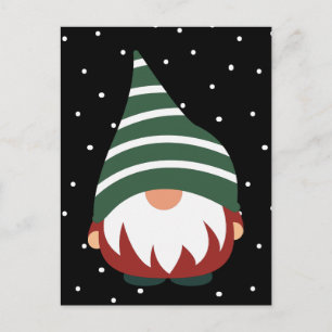 MERRY CHRISTMAS Winterurlaubsgnome Postkarte