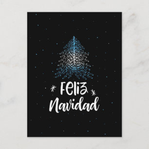 Merry Christmas with Argentina flag Feiertagspostkarte
