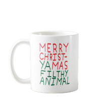 Merry Christmas ya filthy animal typography