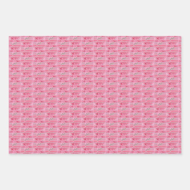 "Merry Christmas Y'all" Ugly Sweater  Geschenkpapier Set (Vorderseite)