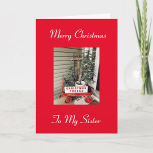 **MERRY CHRISTMAS** ZU MEINEM SPEZIELLEN **SISTER* KARTE