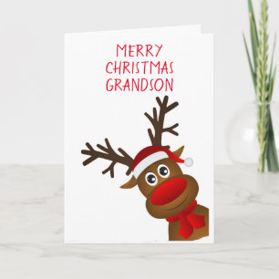 *MERRY CHRISTMAS* zu unserem *GRANDSON* Feiertagskarte