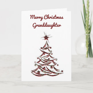 *MERRY CHRISTMAS* zu unseren *GRANDDAUGHTER* CHRIS Feiertagskarte