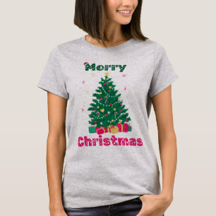 Merry Christmast Gray T - Shirt für Frauen