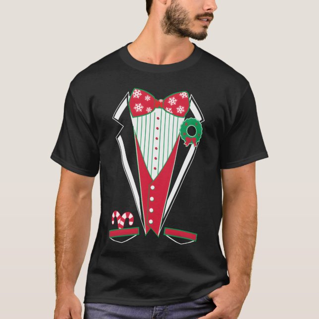 Merry Christmasuedo Green lustig T-Shirt (Vorderseite)