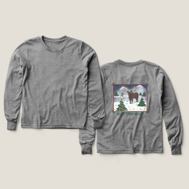 Merry Christmoose! (Design Vorder- & Rückseite)