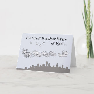 Merry Christmoose Feiertagskarte