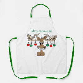 Merry Christmoose Holiday Schürze