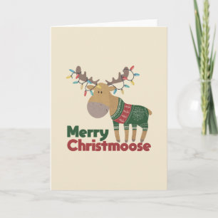 Merry Christmoose Karte