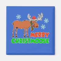 Merry Christmoose Niedlich Cartoon Moose
