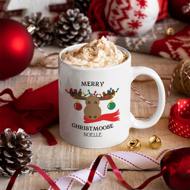Merry Christmoose Personalisiert Kaffeetasse (Von Creator hochgeladen)