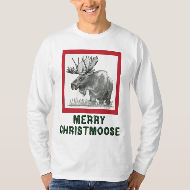 Merry Christmoose T-Shirt (Vorderseite)
