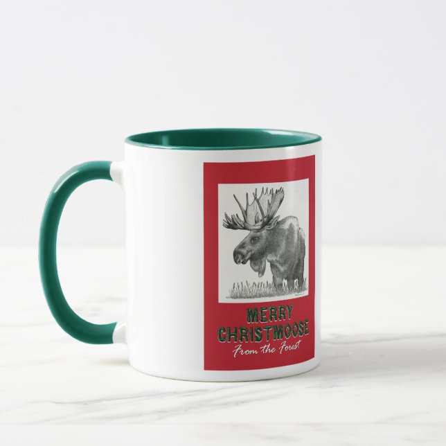 Merry Christmoose Tasse (Links)