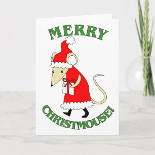 Merry Christmouse Feiertagskarte