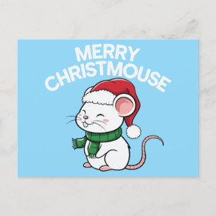 Merry Christmouse Feiertagspostkarte