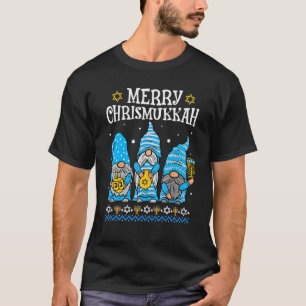 Merry Christmukkah mit Gnome Christmas Hanukkah G T-Shirt