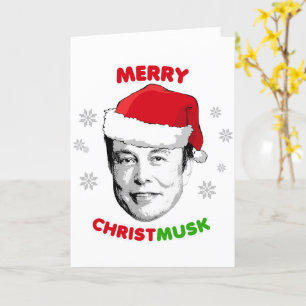 Merry Christmusk Karte