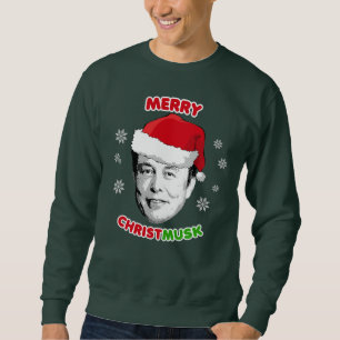Merry Christmusk Keramik Ornament Sweatshirt
