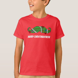 Merry Christmustache Christmas Pub T-Shirt