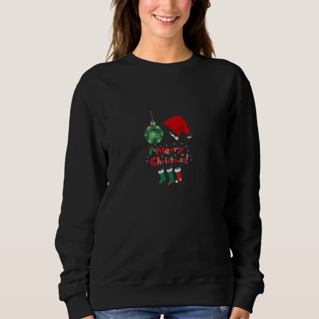Merry chritsmas sweatshirt (Vorderseite)