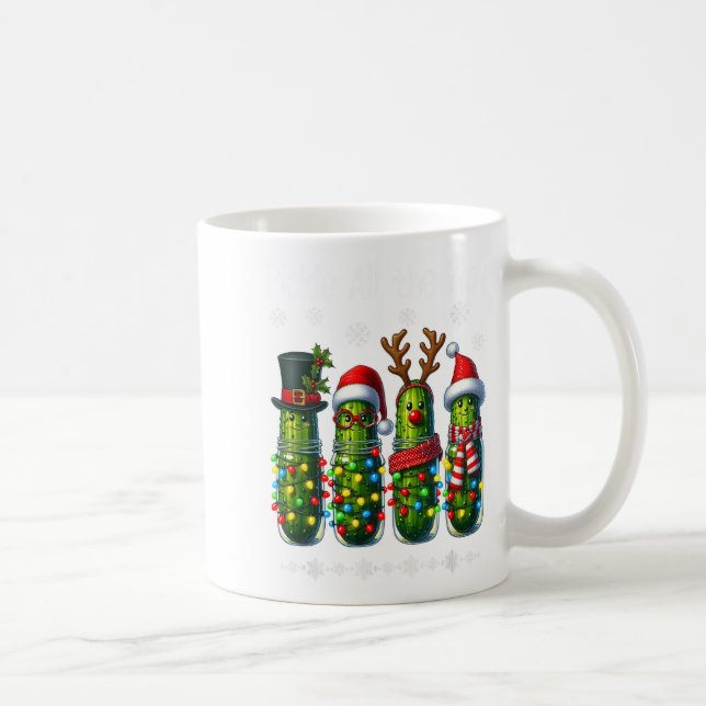 Merry Cklemas Funny Christmas Ckle Lights Holiday  Kaffeetasse (Rechts)