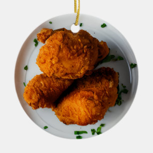 Merry Cluckin's Weihnachten Keramik Ornament