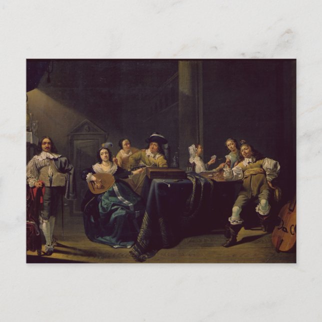 Merry Company Feiertagspostkarte (Vorderseite)