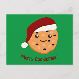 Merry Cookiemas Weihnachtskeks Feiertagspostkarte
