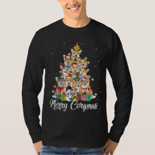 Merry Corgmas Corgi Weihnachtsbaum Fairy Lights Do T-Shirt